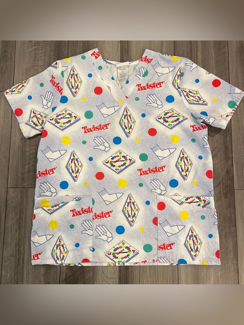 Twister Short Sleeve Scrub Top